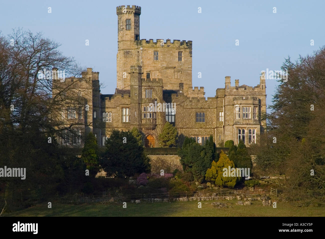 Hornby Castle Lancashire England Stock Photo Alamy
