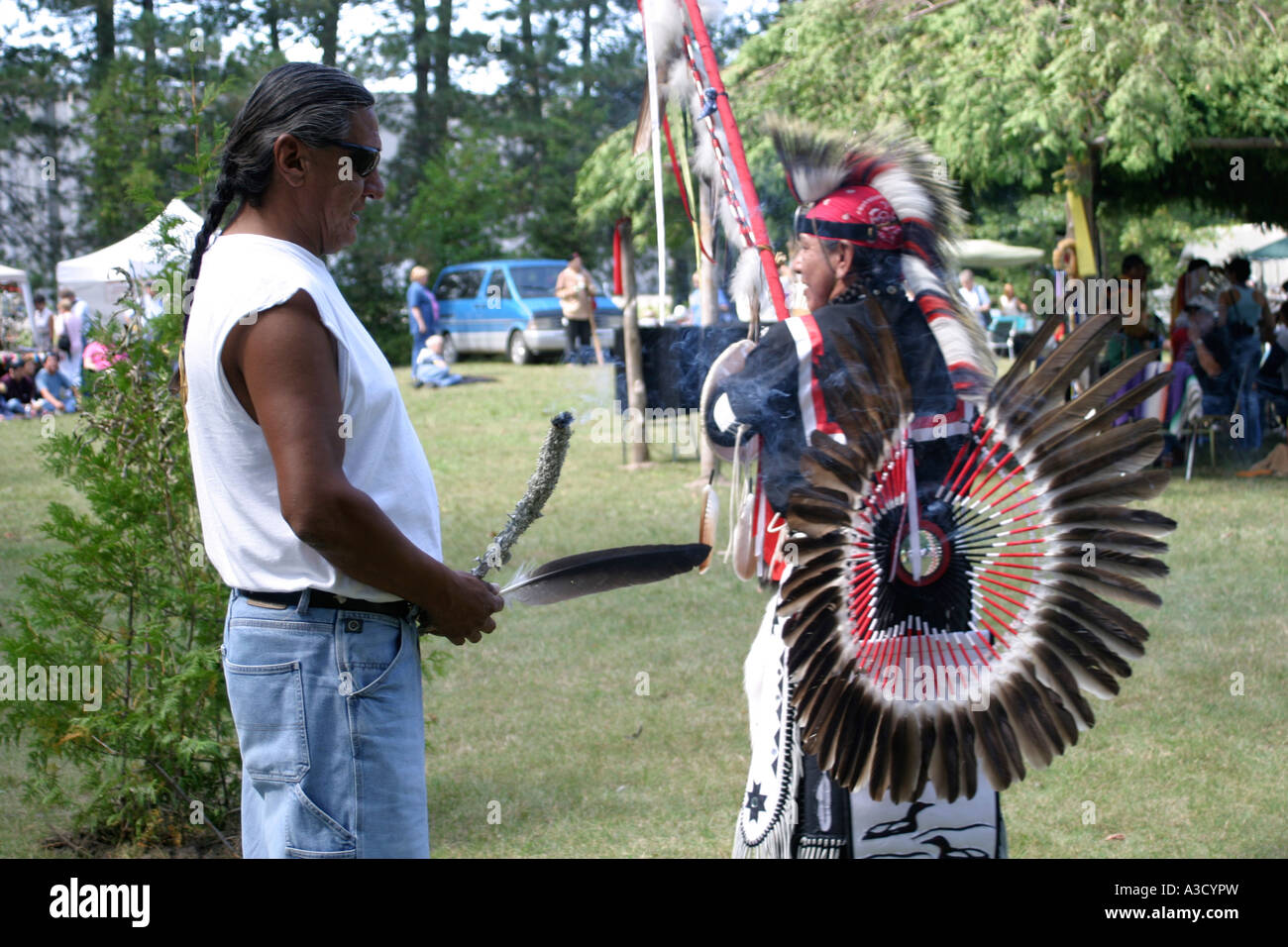 Native American Indian Pow Wow Stock Photo - Alamy