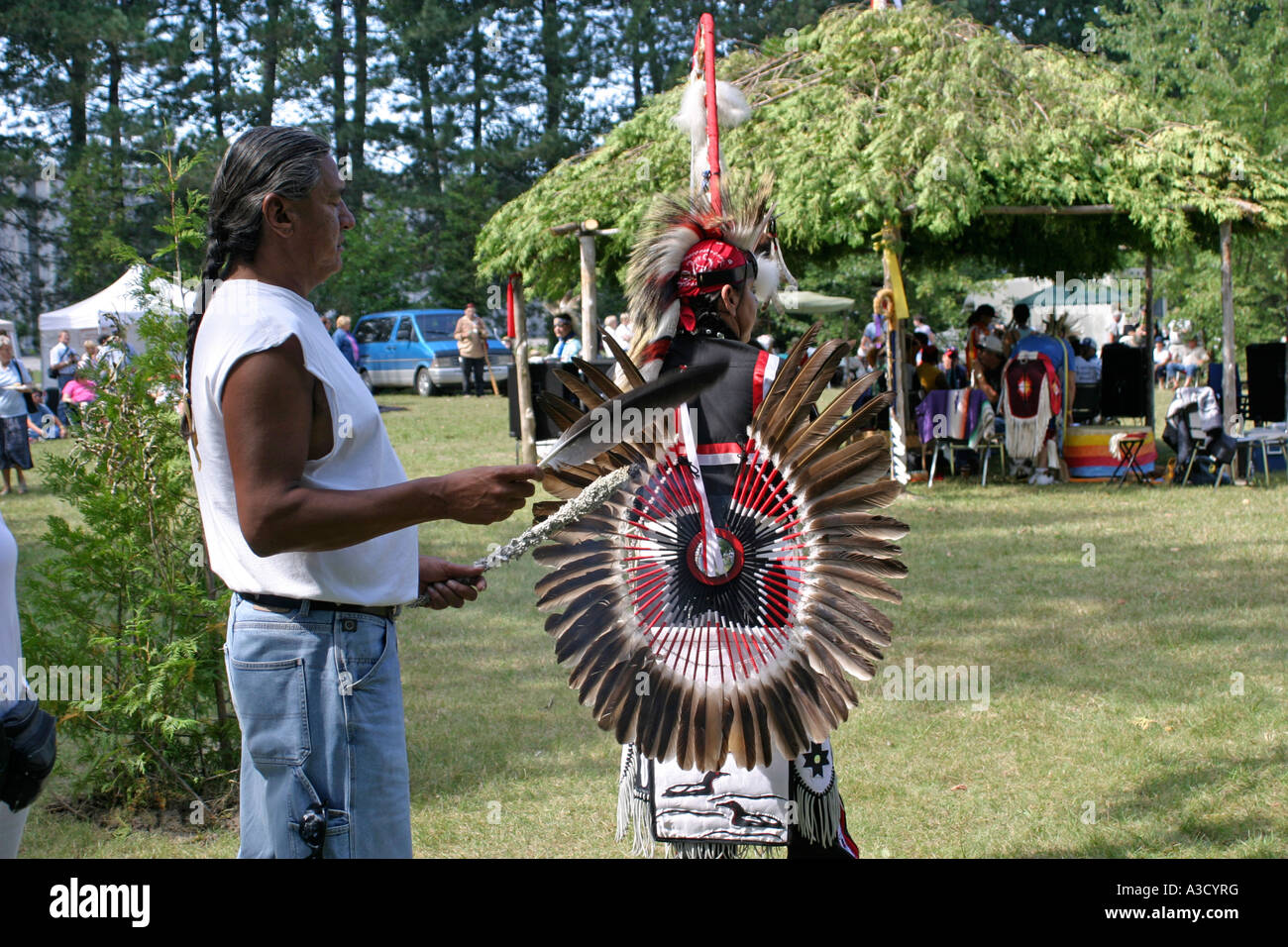 Native American Indian Pow Wow Stock Photo - Alamy