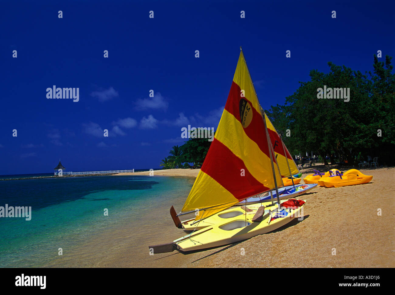 sailboats, Half Moon Beach, Half Moon Golf Tennis and Beach Club, Rose