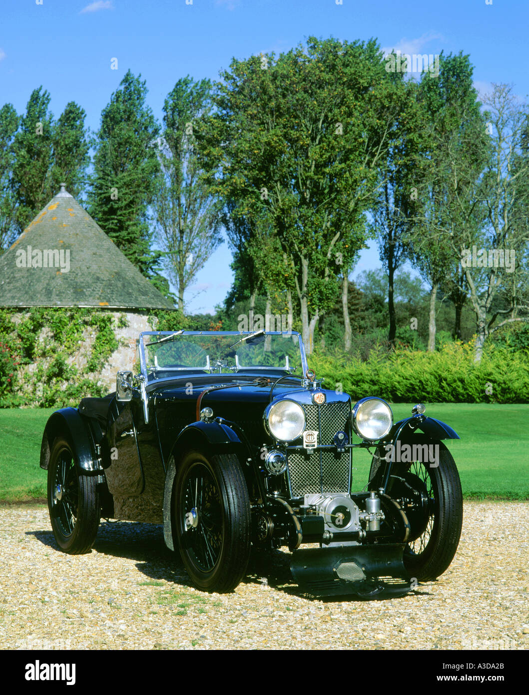 1933 MG J3 supercharged Stock Photo