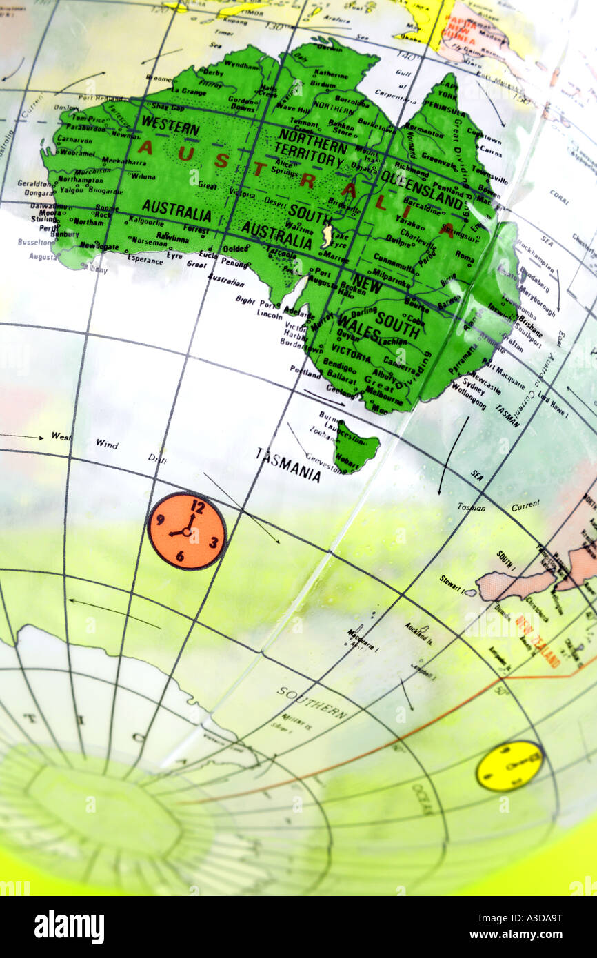 Globe australia studio hi-res stock photography and images - Alamy