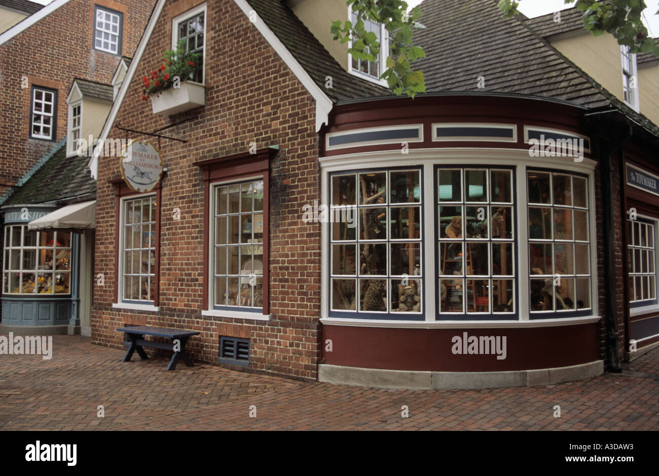 TOY MAKER'S SHOP near Colonial Williamsburg. Williamsburg Virginia USA