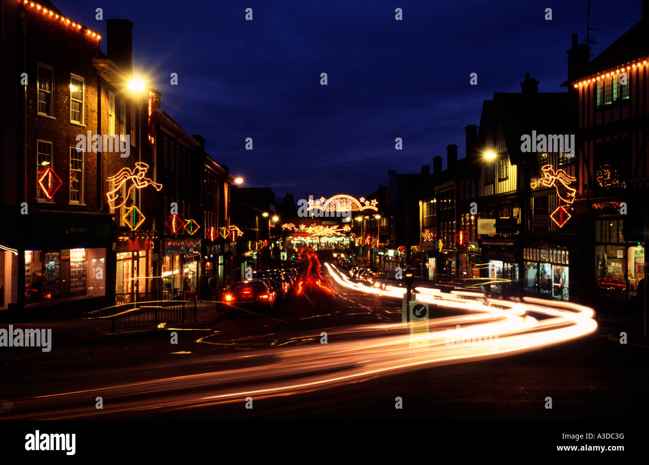 Hitchin hertfordshire high street hires stock photography and images