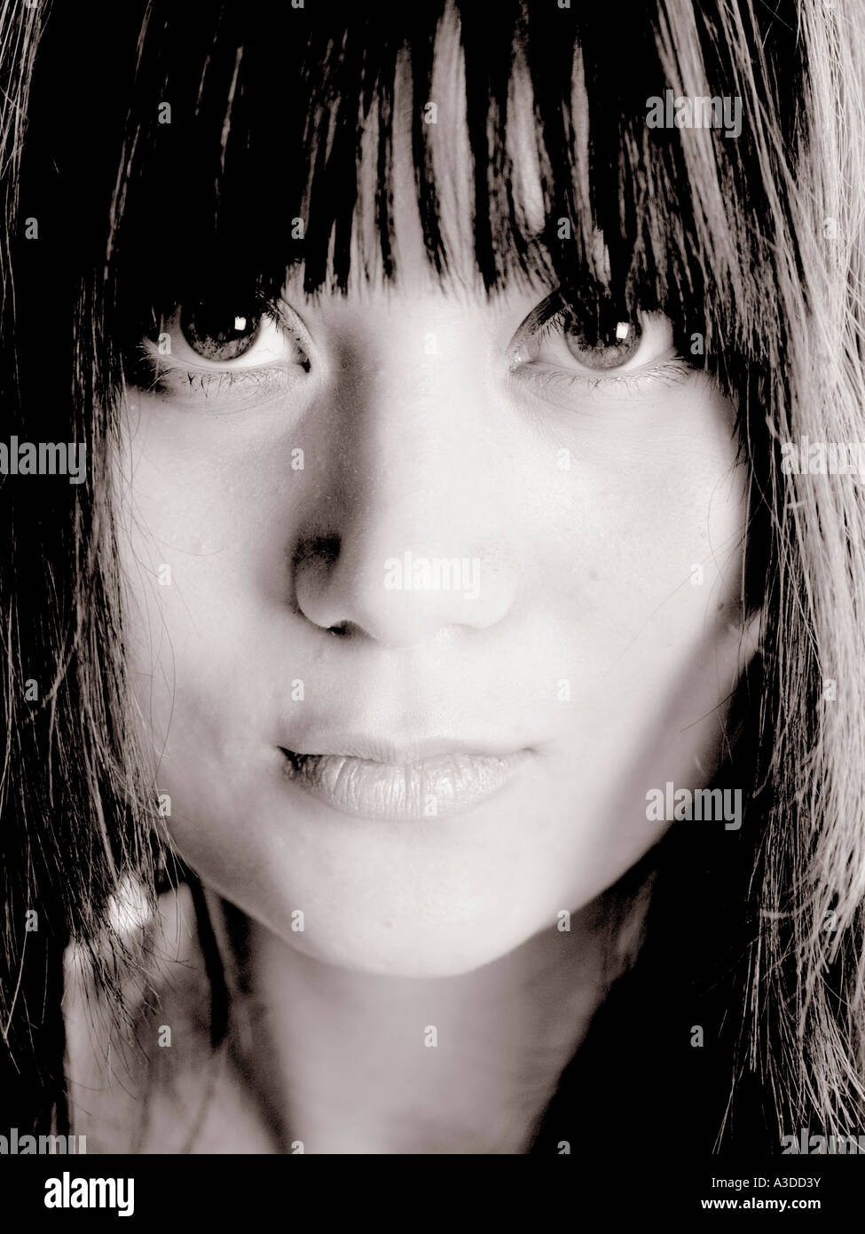 Portrait of a young Asian woman Stock Photo - Alamy