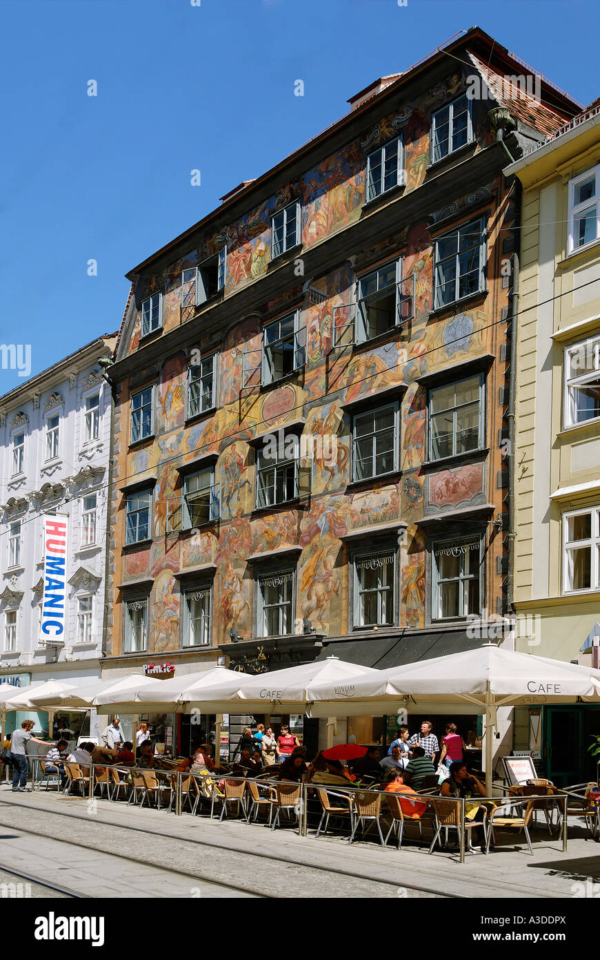 Herzogshof Herrengasse 3 Graz Capital Of Styria Austria Gemaltes