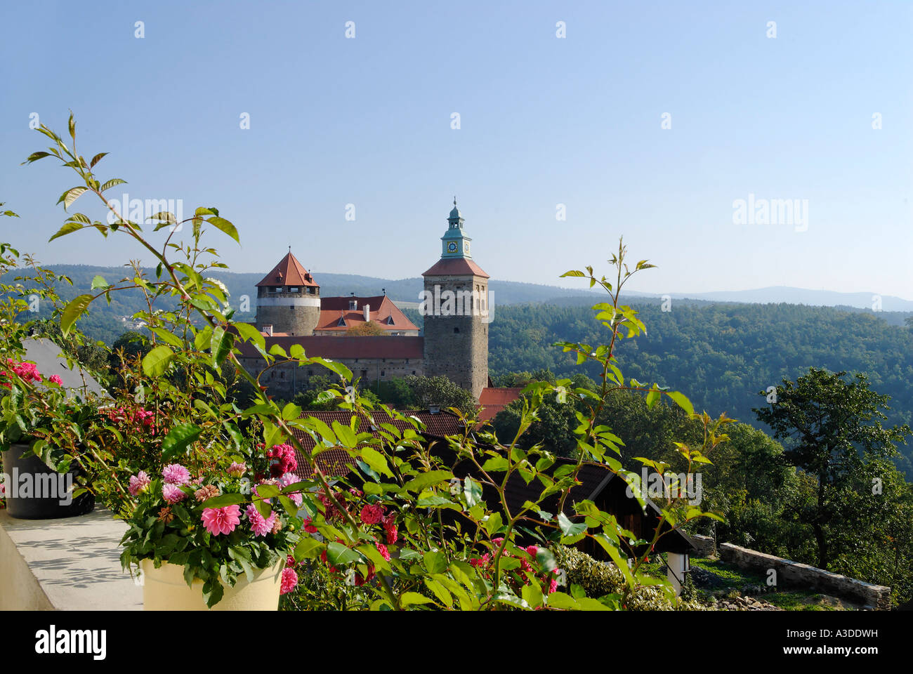Schlaining castle Stadtschlaining district of Oberwart Burgenland Austria Stock Photo