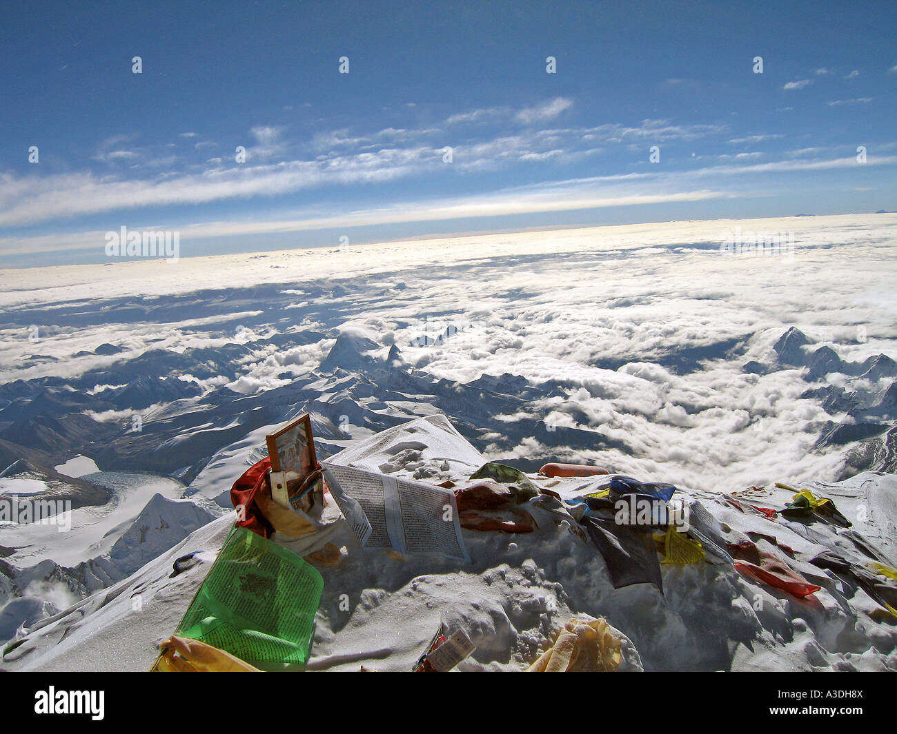 Mount everest summit panorama view hi-res stock photography and images ...