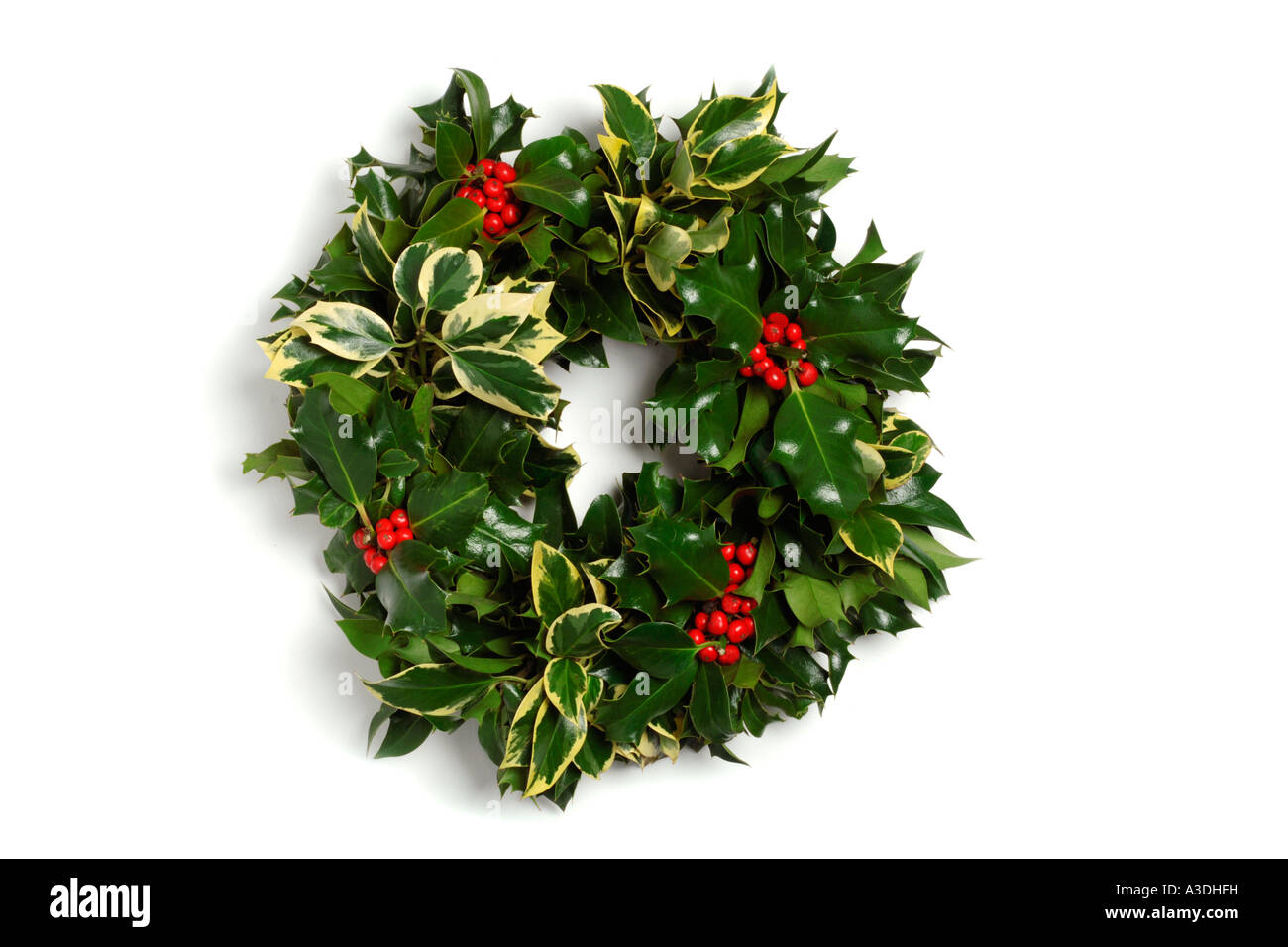 Christmas wreath Stock Photo