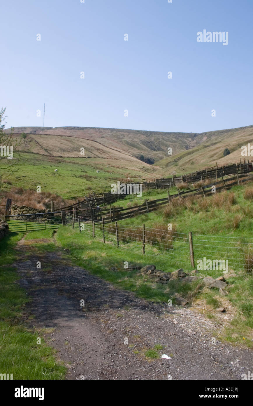 View Towards Holme Moss from Holme Stock Photo