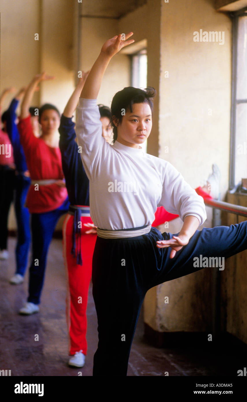 Cantonese opera school training, trainee were trained since childhood ...