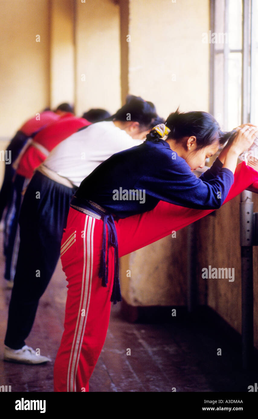 Cantonese opera school training, trainee were trained since childhood ...