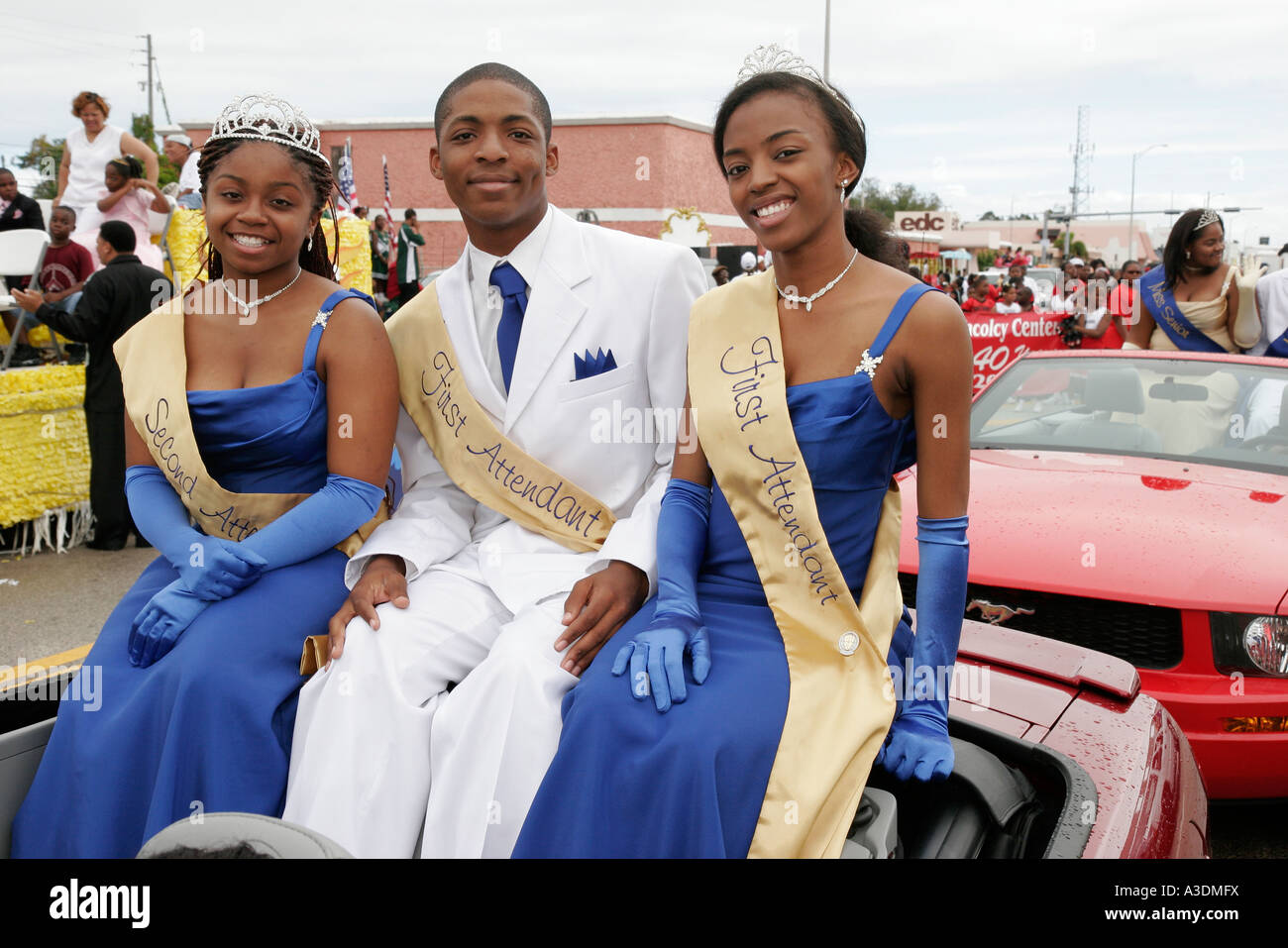 Miami Florida,Liberty City,Martin Luther King Parade,Junior,Jr.,L.,MLK,M.L.K.,history,tradition,Civil Rights Movement,festival,festivals,fair,celebrat Stock Photo