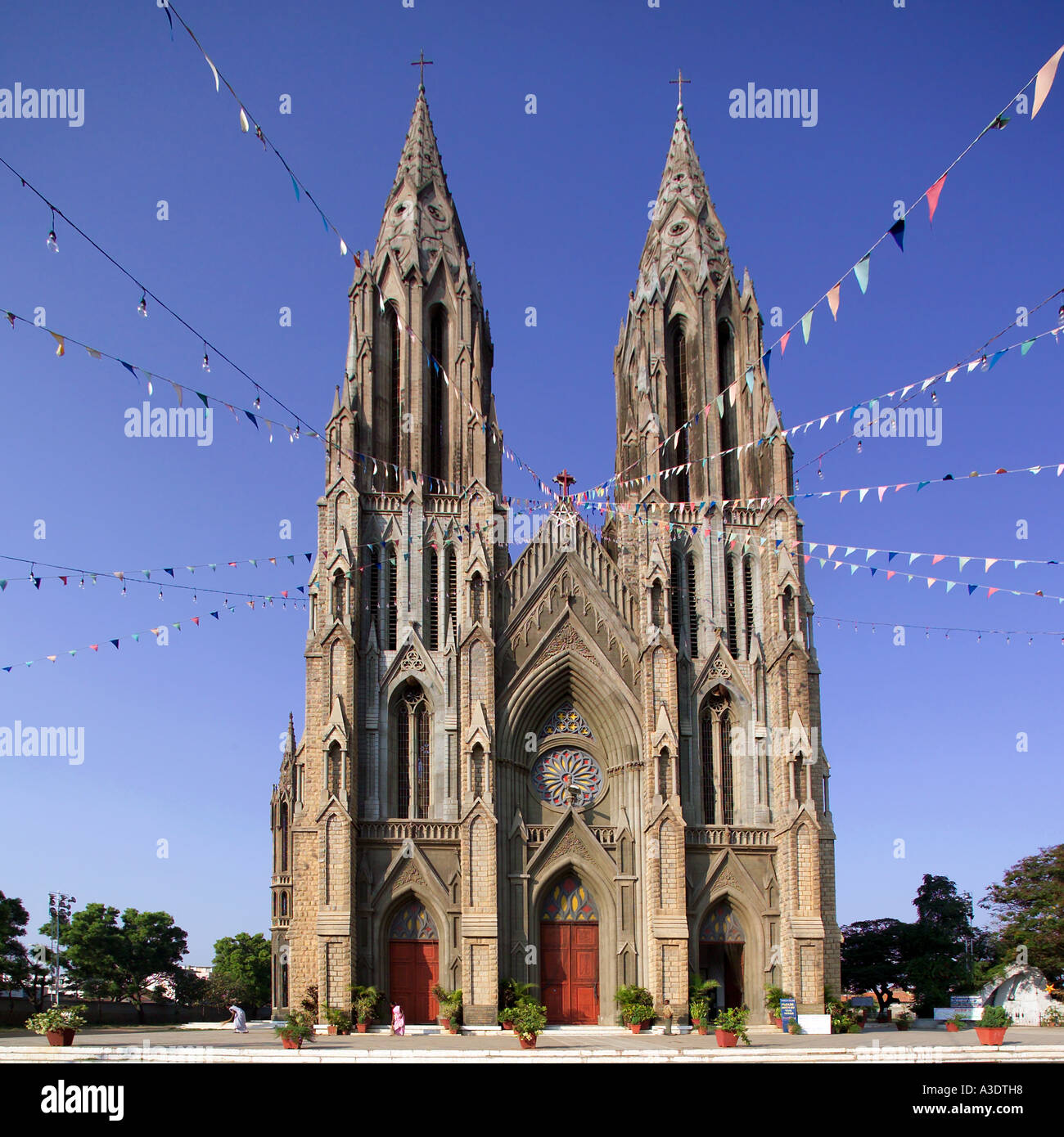 Saint Philomena's Christian Church, Mysore, South India Stock Photo Alamy