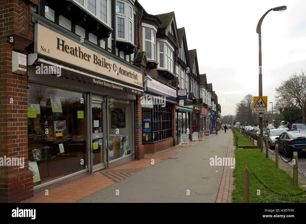 Shops in Sanderstead Village Stock Photo Alamy