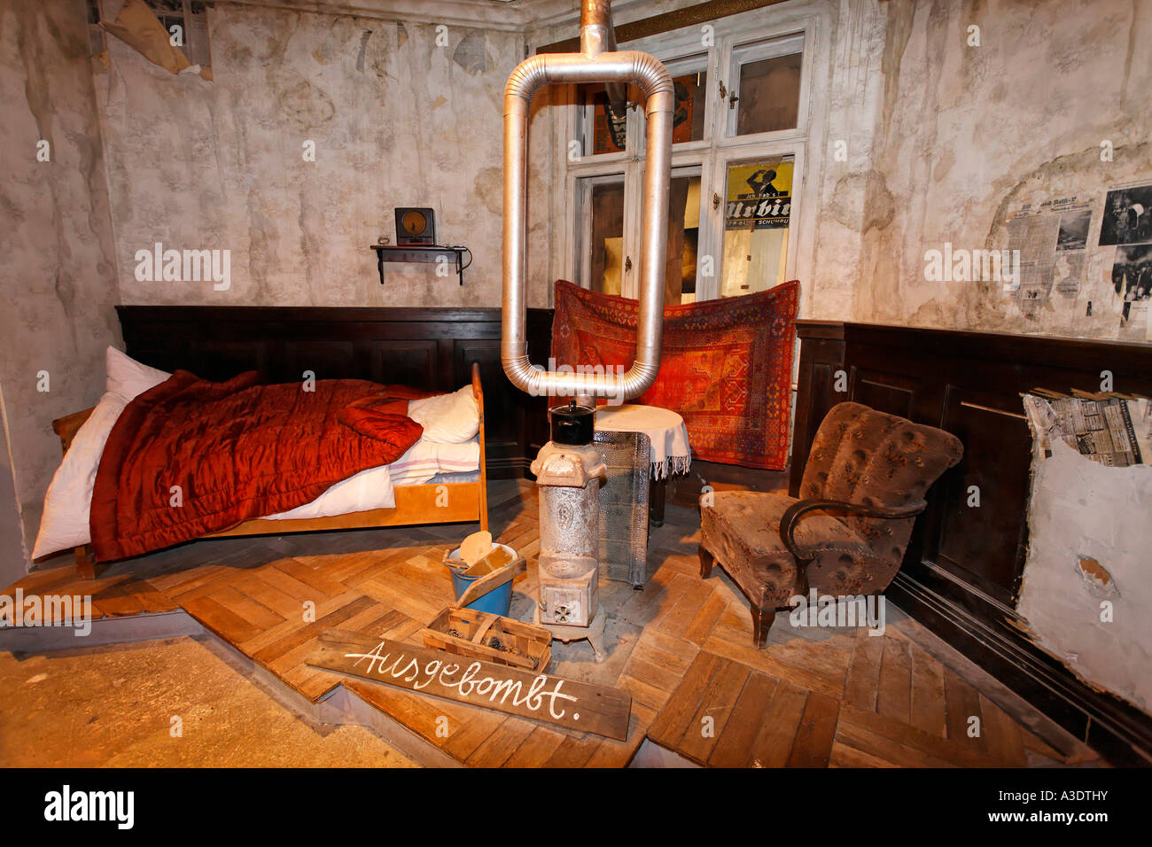 Reproduction Af A Typical After War Living Room In Germany