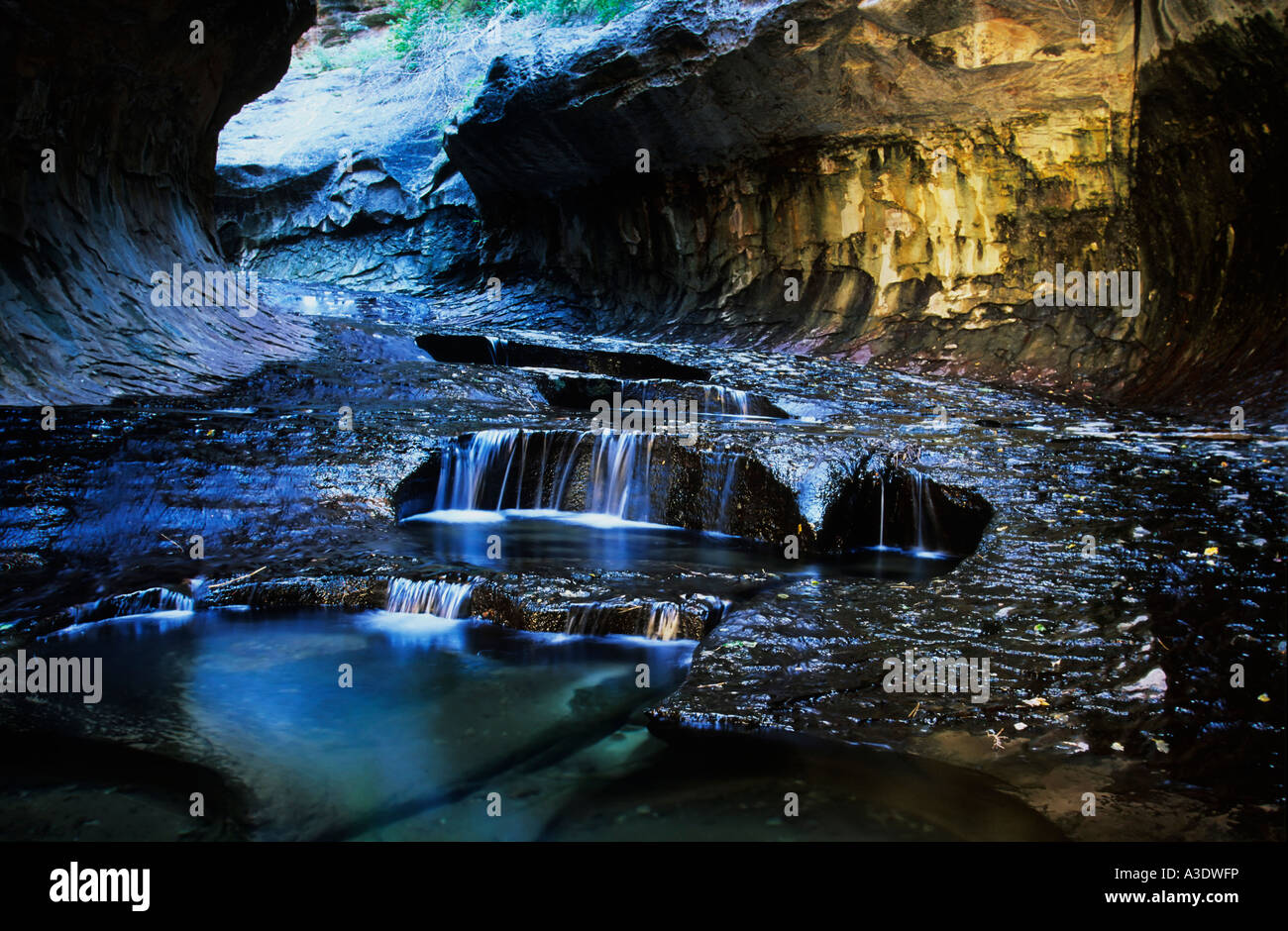 The Subway, Zion Nationalpark, Utah, USA Stock Photo
