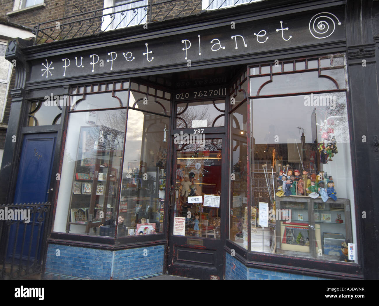 The Puppet shop Wandsworth Road London Stock Photo Alamy