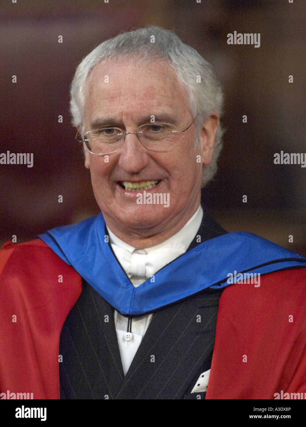 The Right Hon Lord Gill Lord Justice Clerk receiving an honorary degree from University of Edinburgh Stock Photo