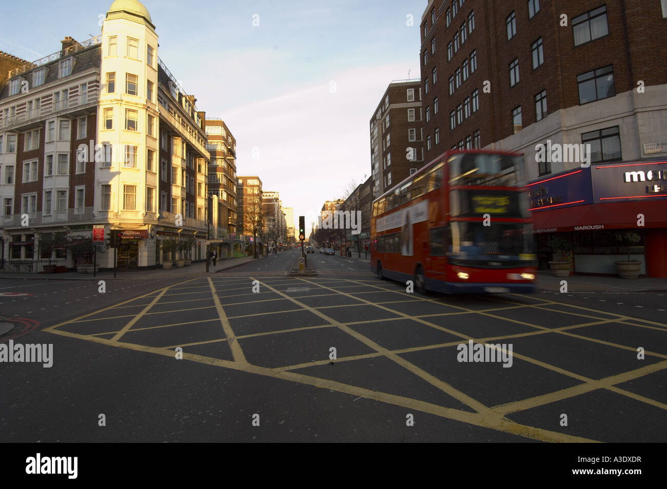 Early morning in Edgware Road London Stock Photo
