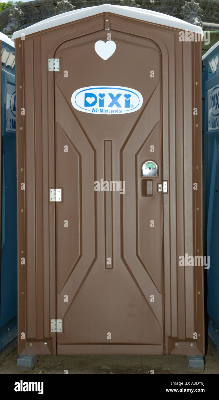 Dixi toilets hi-res stock photography and images - Alamy