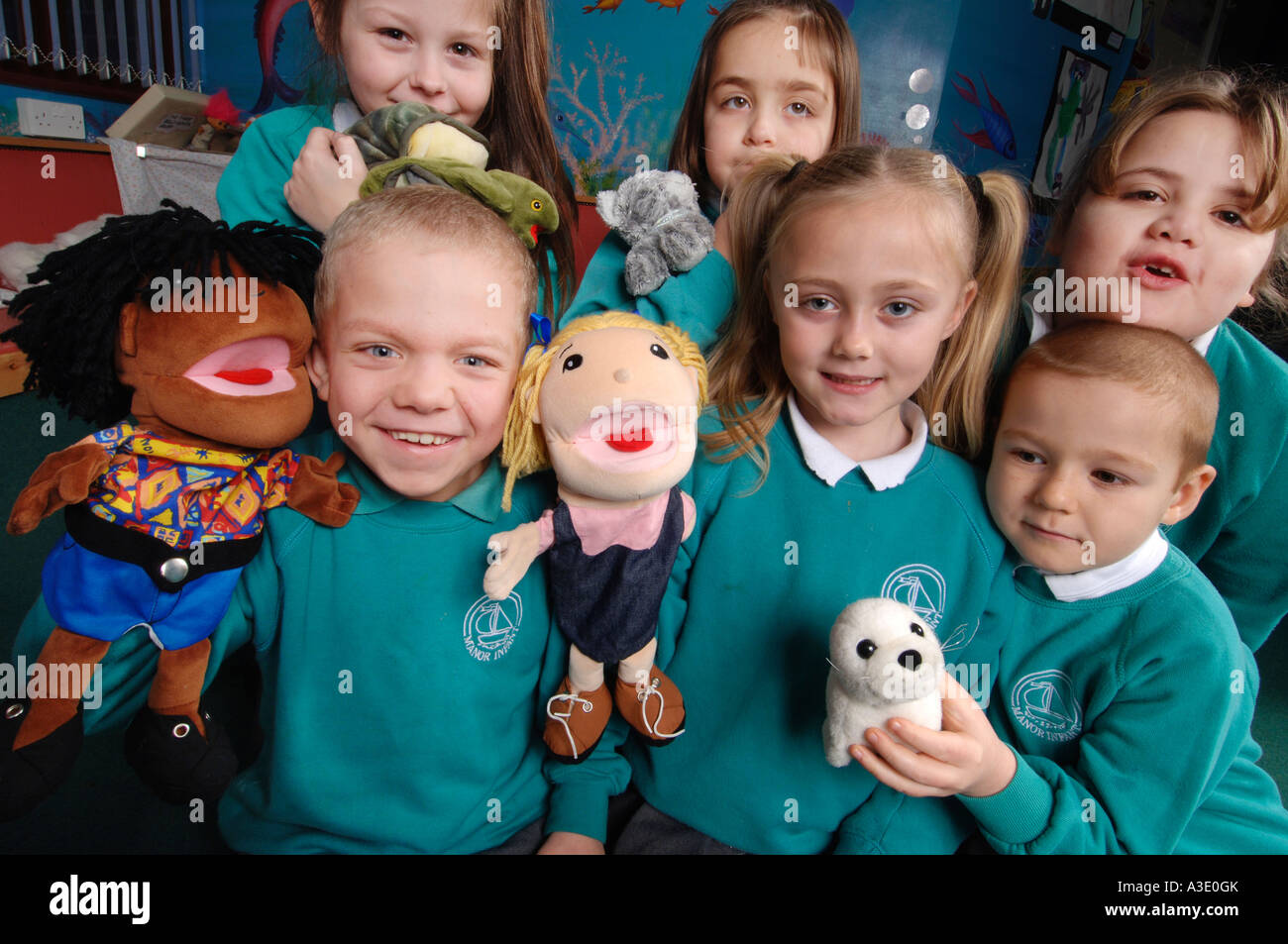 Puppet show in classroom hires stock photography and images Alamy