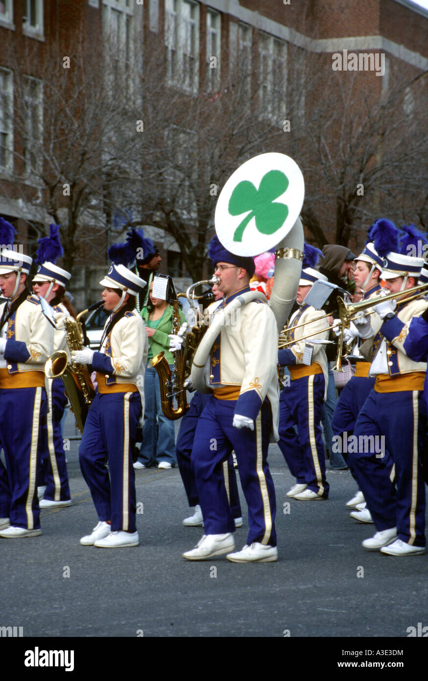 St. Pactrick's Day parade in South Boston Stock Photo Alamy