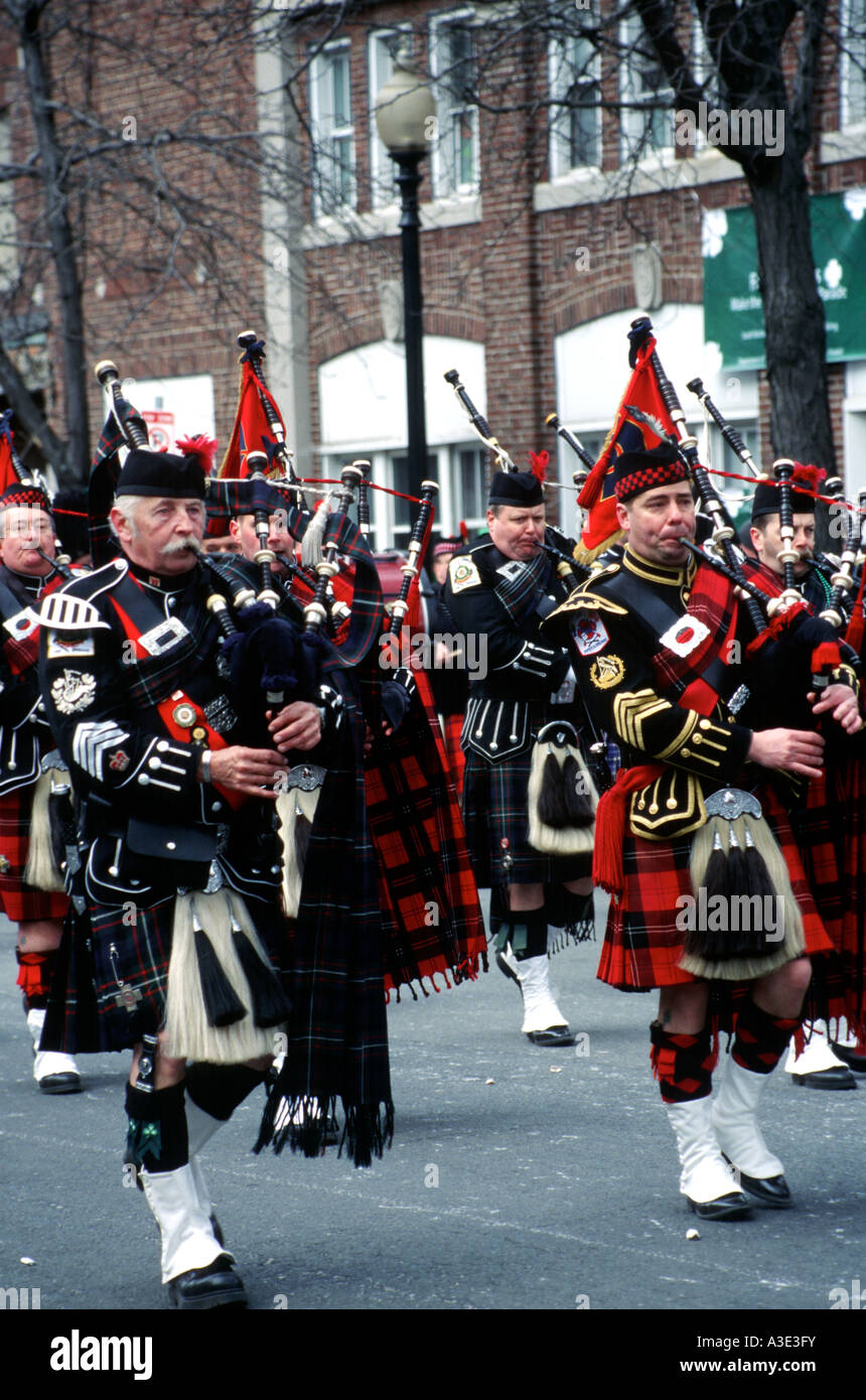 St. Patrick's Day parade in South Boston Stock Photo Alamy