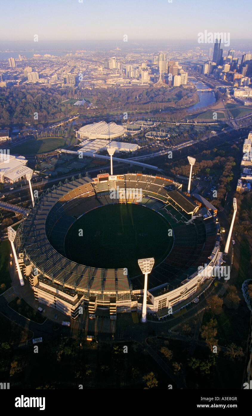 View over Melbourne Cricket Ground Australia, Stock Photo