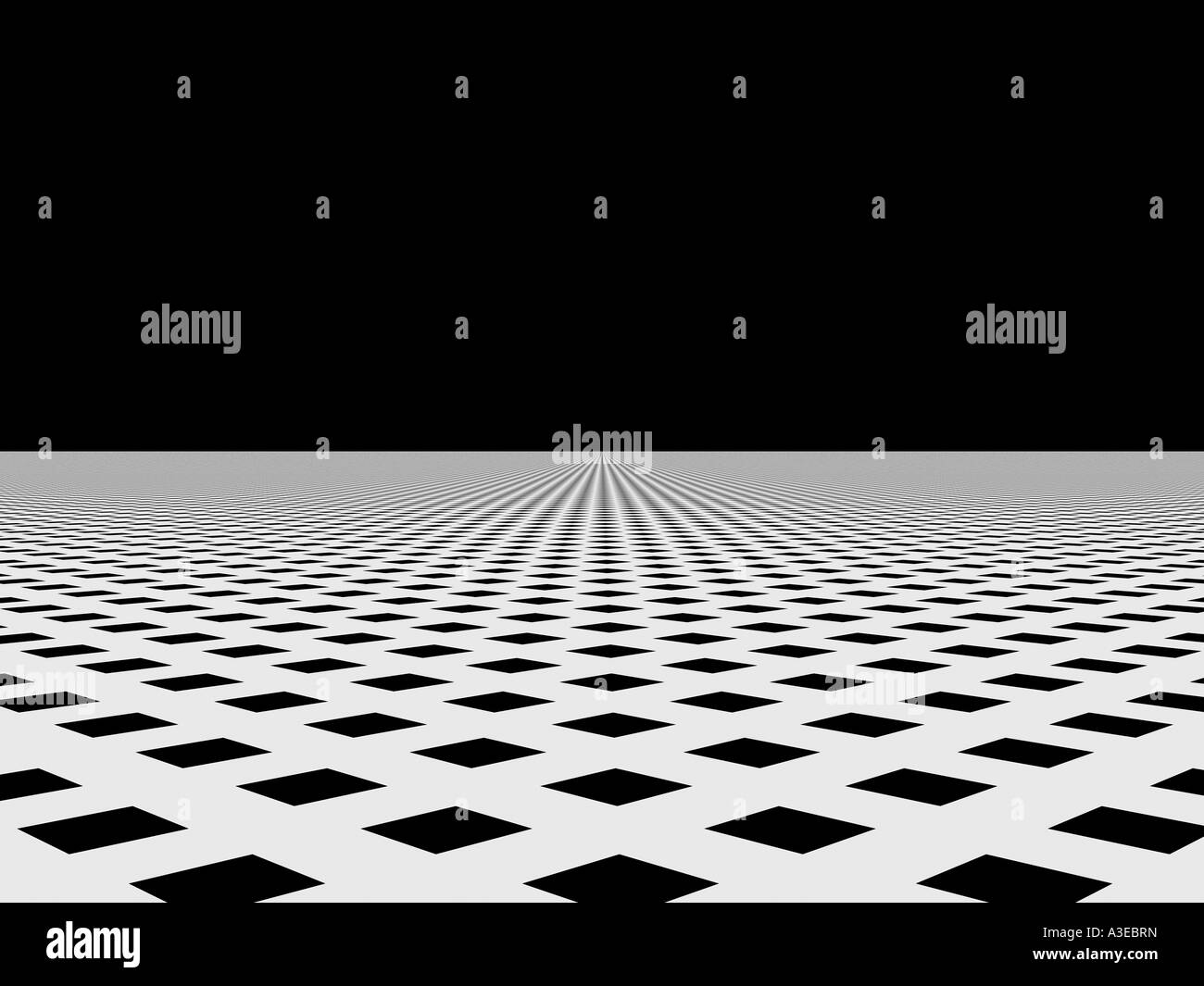 Black and white floor checkered floor Stock Photo - Alamy