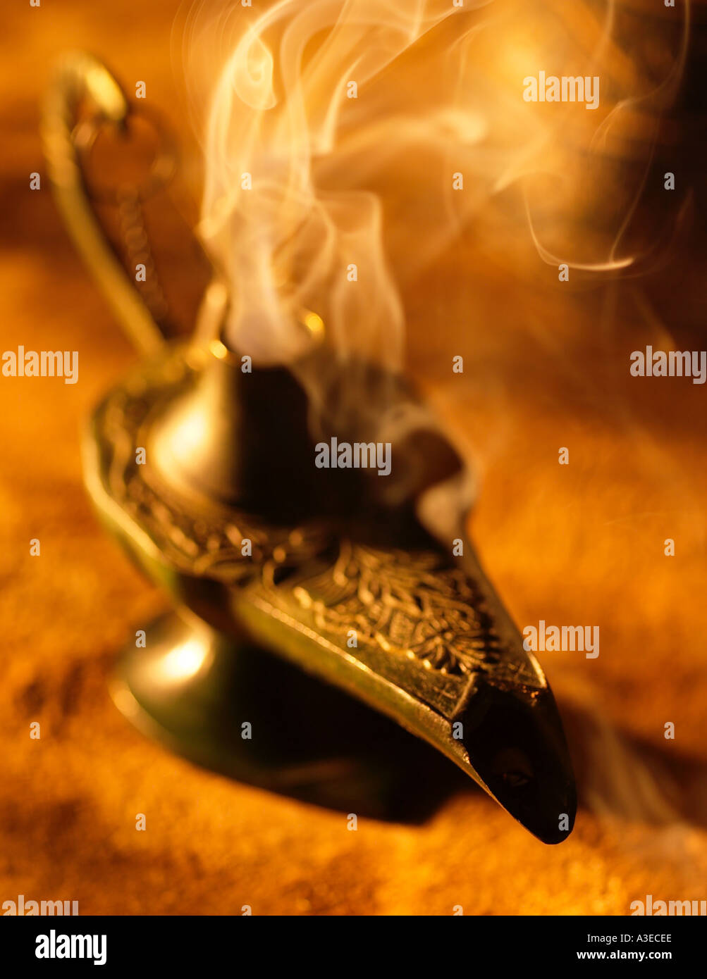 Gentle swirling currents incense smoke hires stock photography and