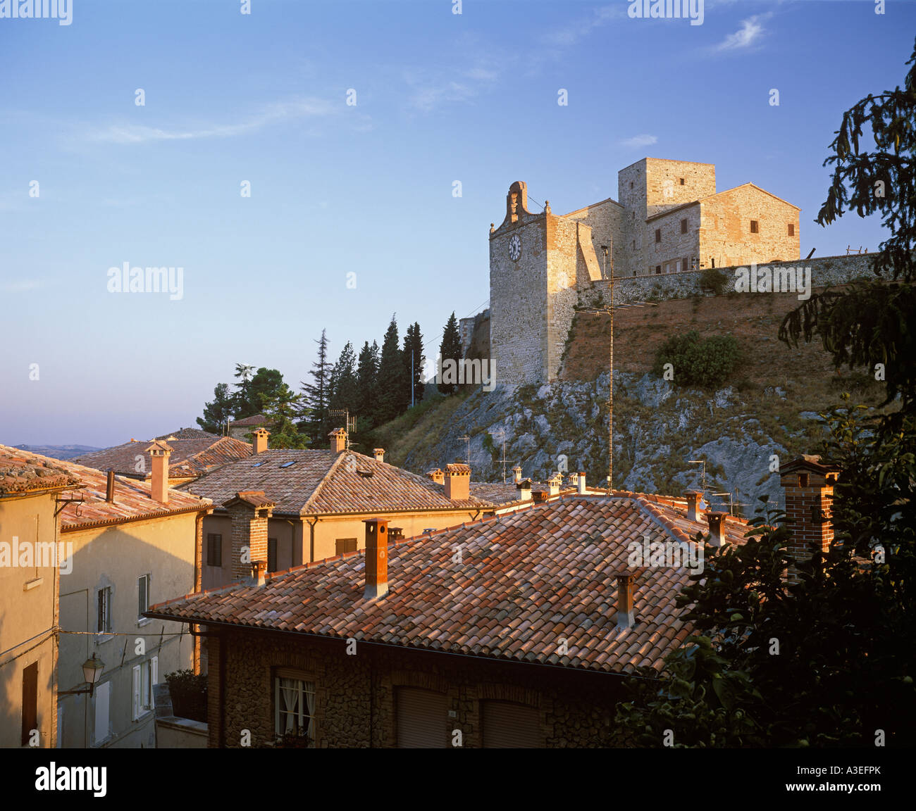 Malatesta castle, Verucchio, Marecchia valley, Emilia-Romagna, Italy ...