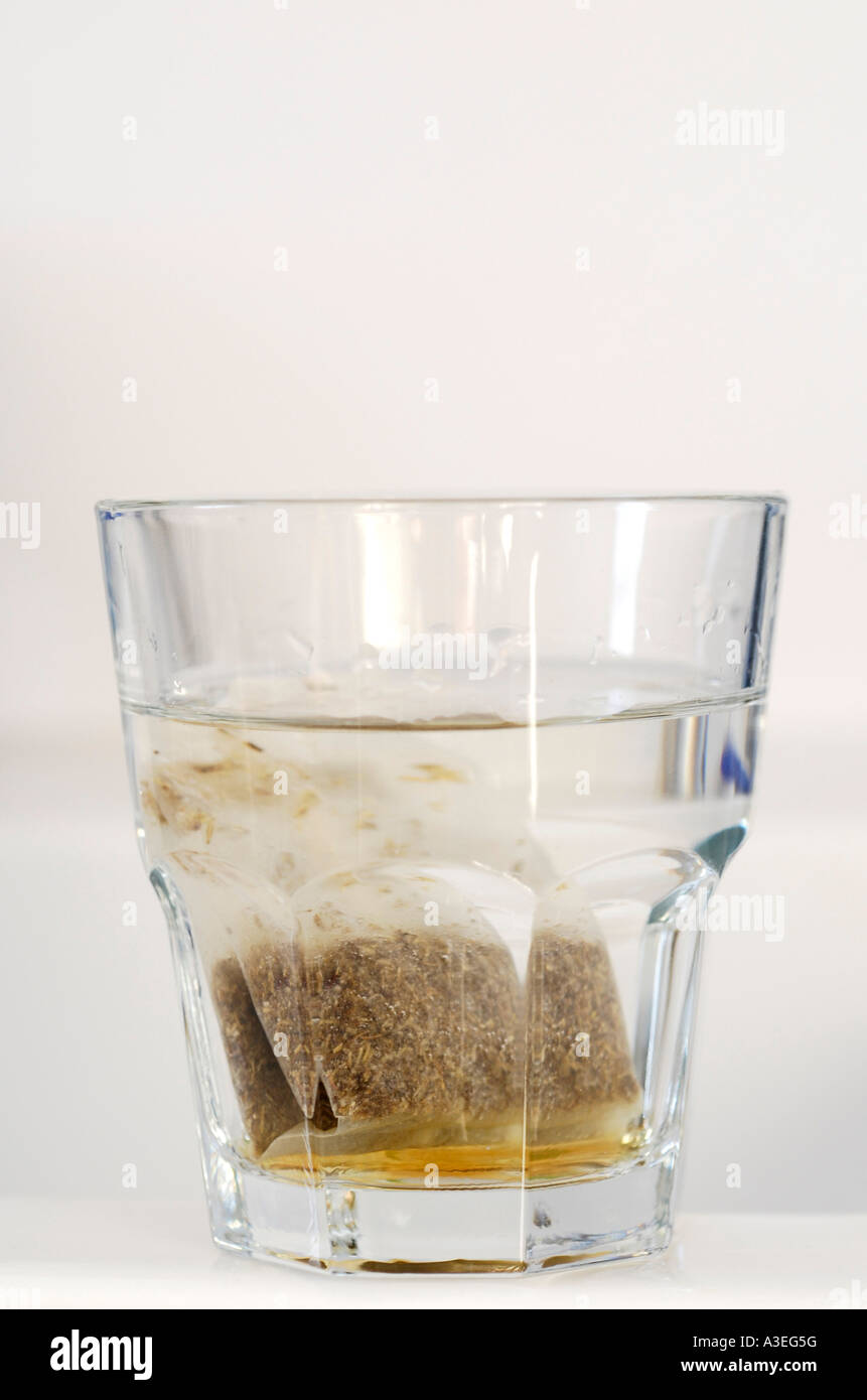 Tea bag with fennel seed Stock Photo Alamy