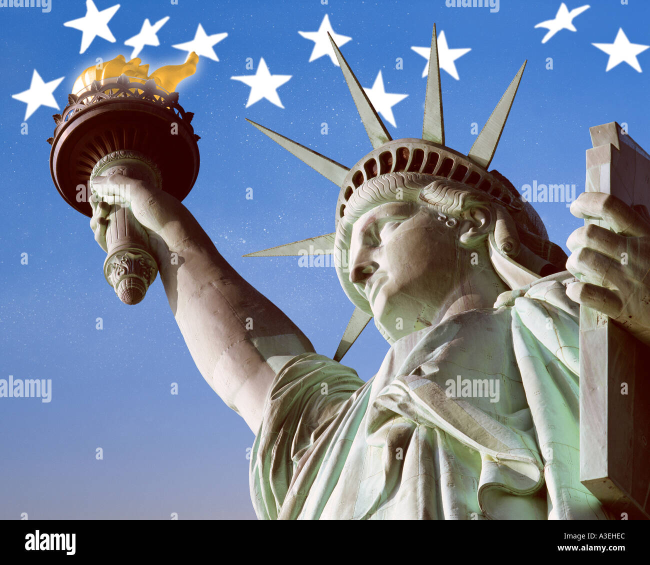 AMERICANA: Statue of Liberty in New York Stock Photo