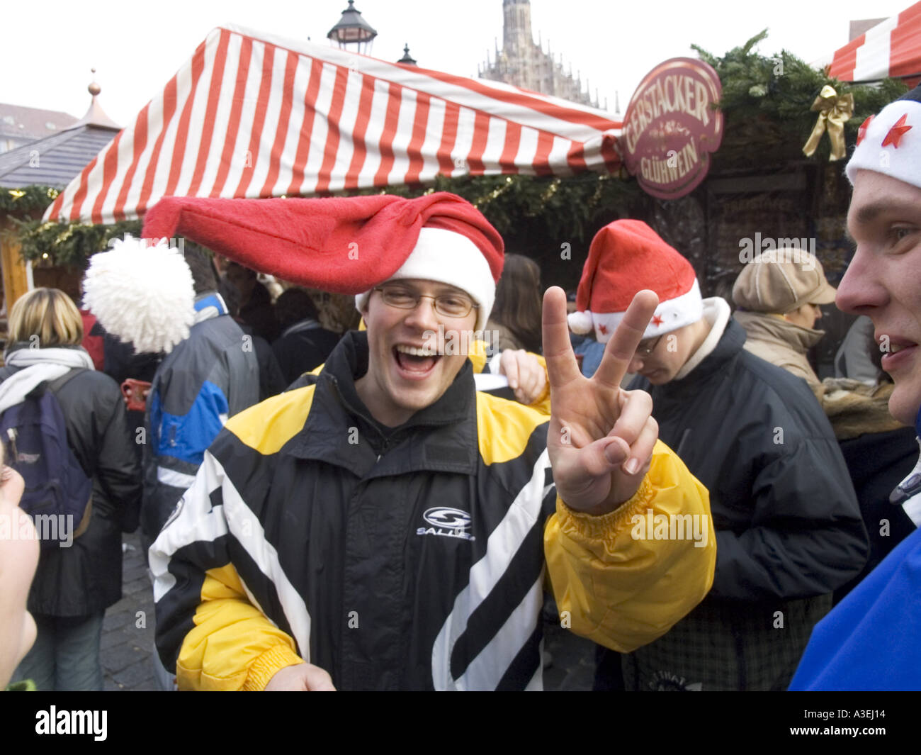 Nuremberg christmas market gluhwein hires stock photography and images