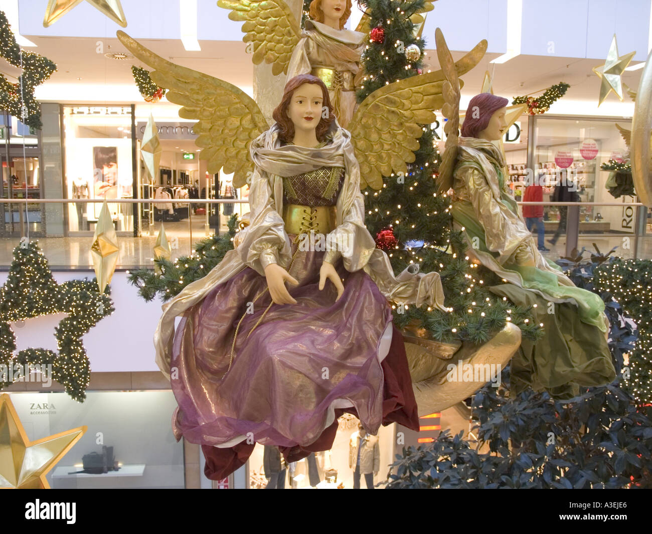 Munich Arkaden shopping Mall Christmas decoration Germany Europe Stock  Photo - Alamy