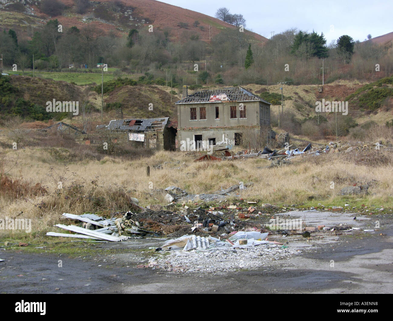 Derelict ironworks at Abersychan near Pontypool South Wales GB UK 2006