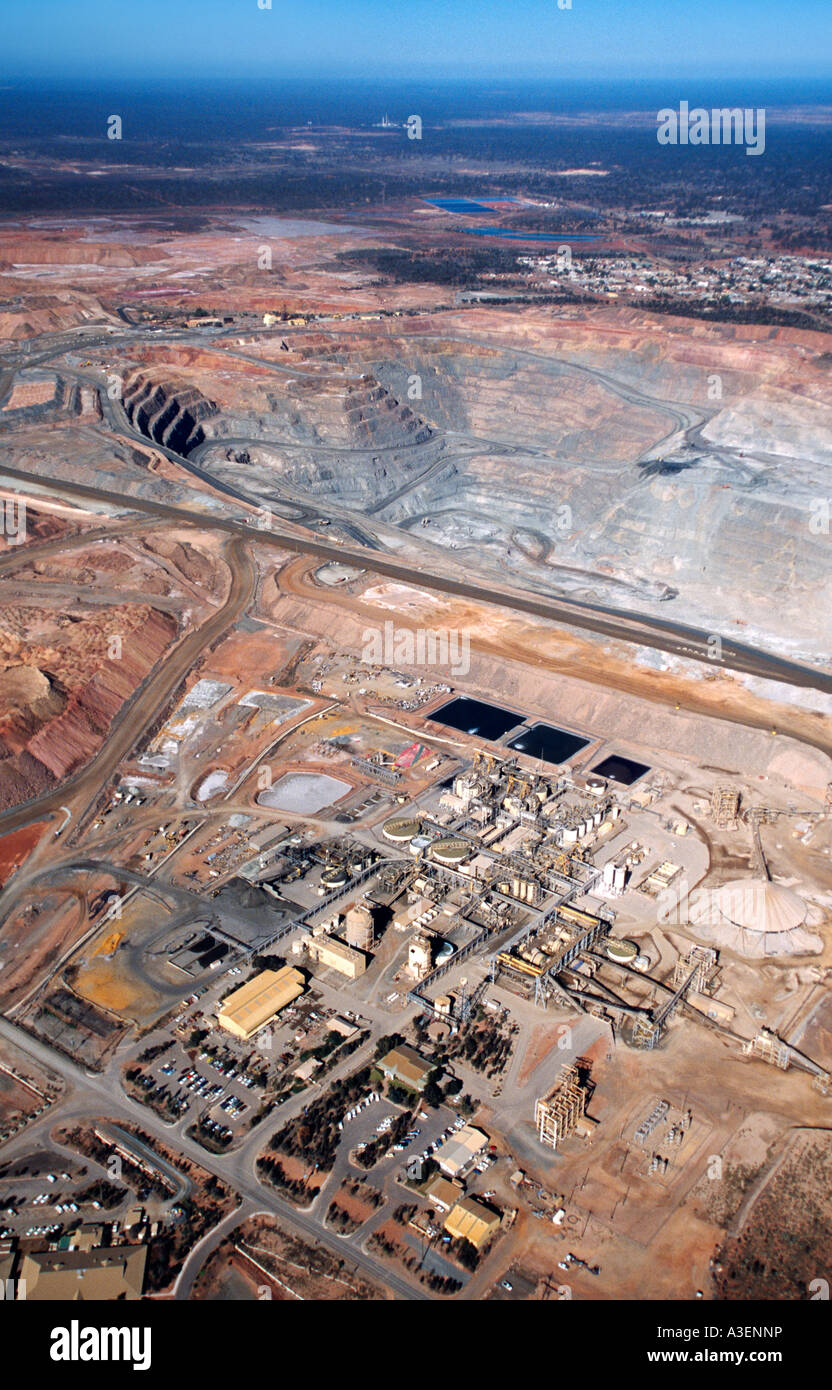 Gold mining, Western Australia Stock Photo