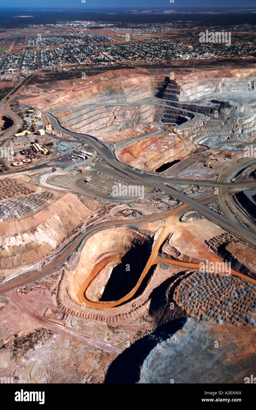 Gold mining, Western Australia Stock Photo