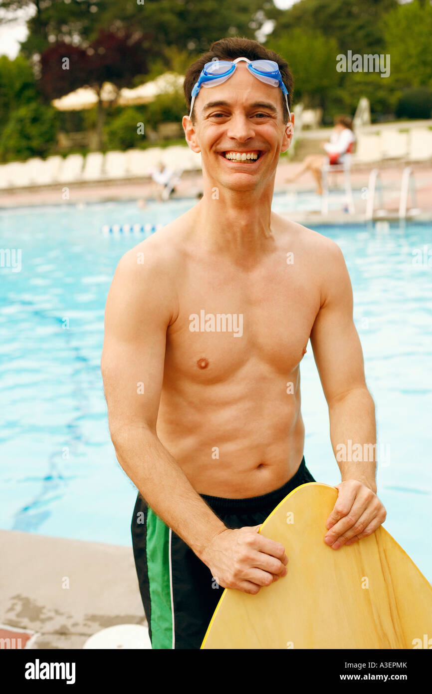 mature pool side Mature pool side