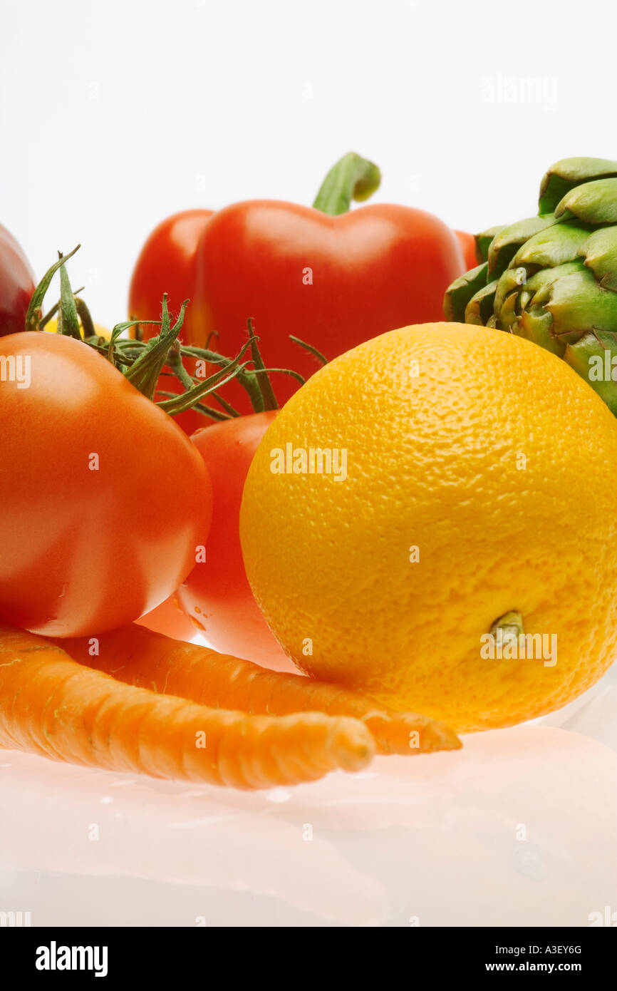Image showcasing Vegetable and fruit medley Stock Photo - Alamy