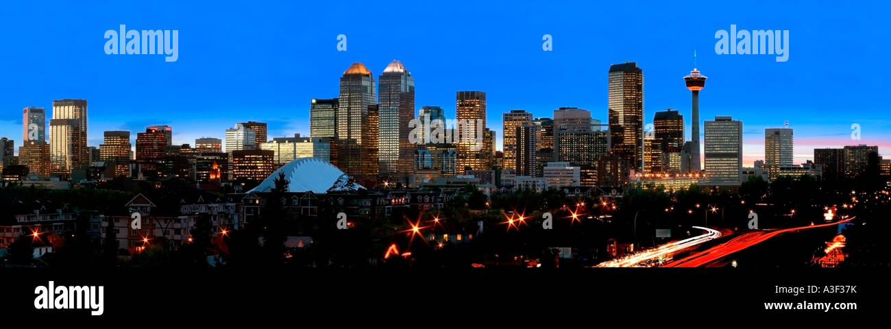 Calgary s skyline Stock Photo