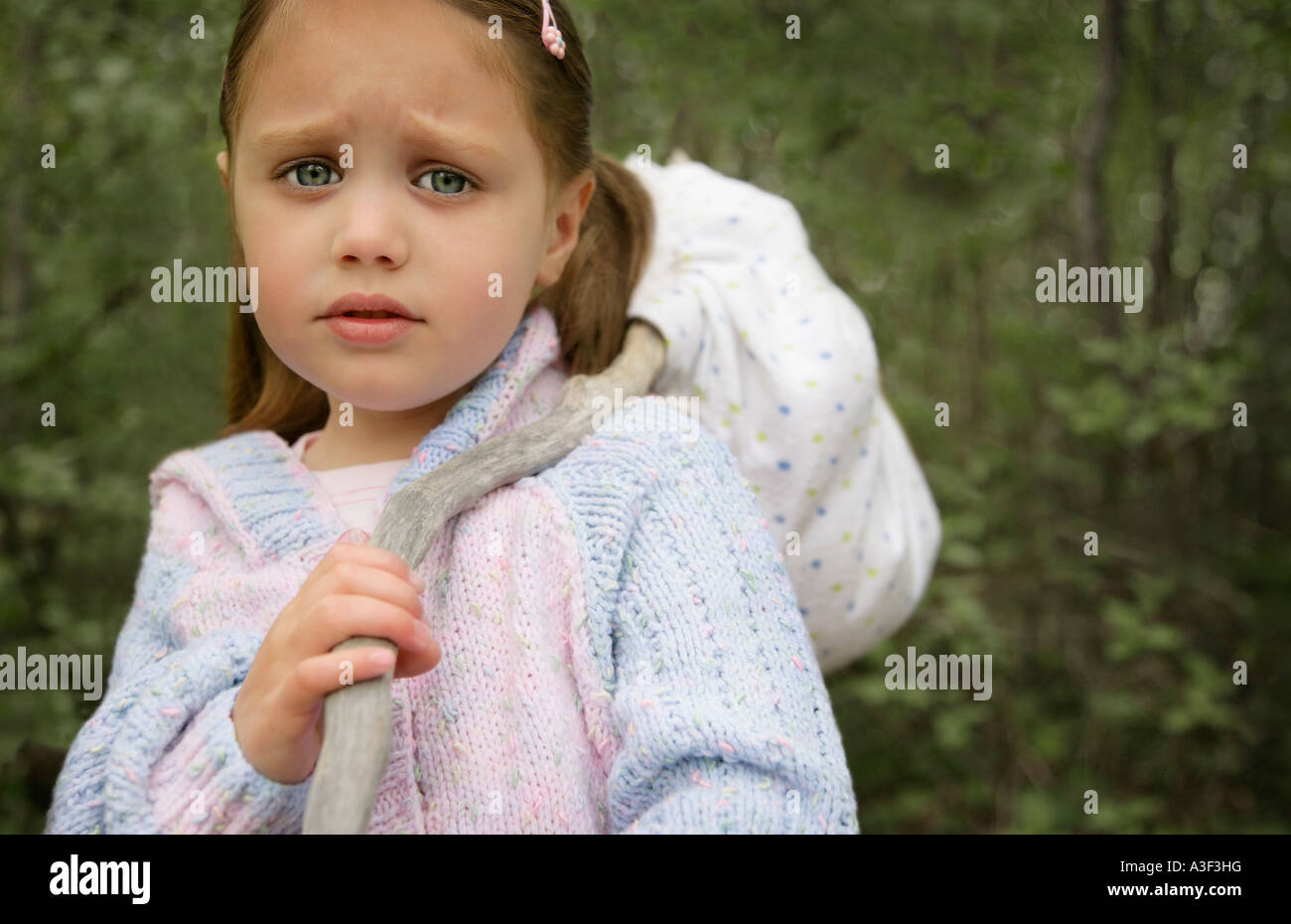 Girl running away Stock Photo Alamy
