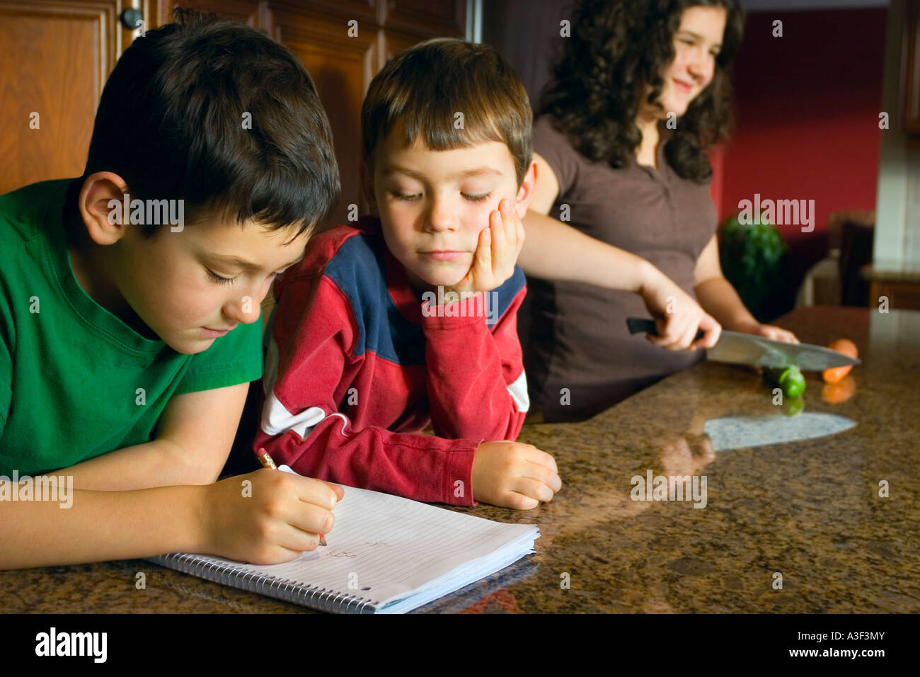 Children at home Stock Photo Alamy