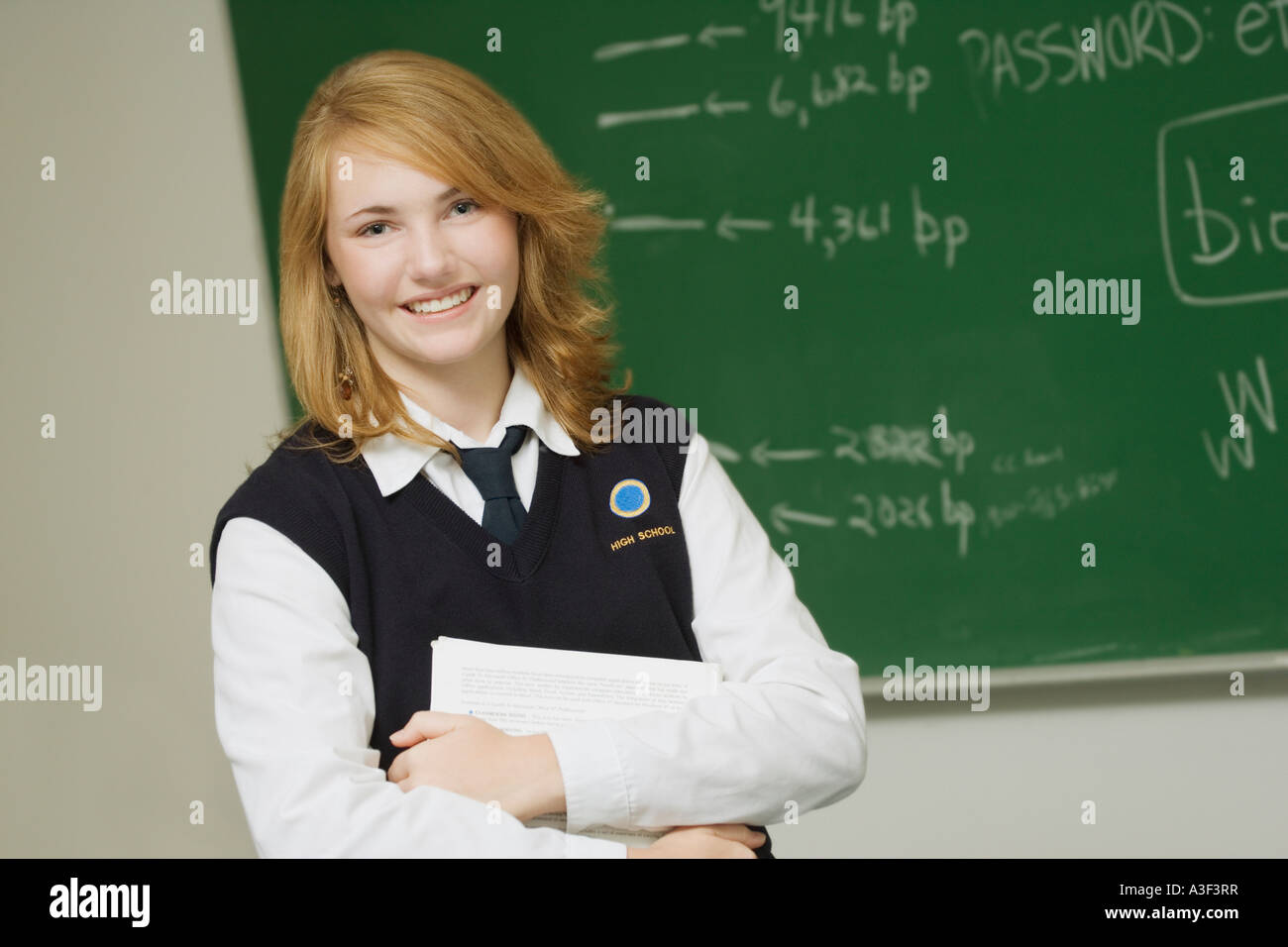 Student in a classroom Stock Photo - Alamy