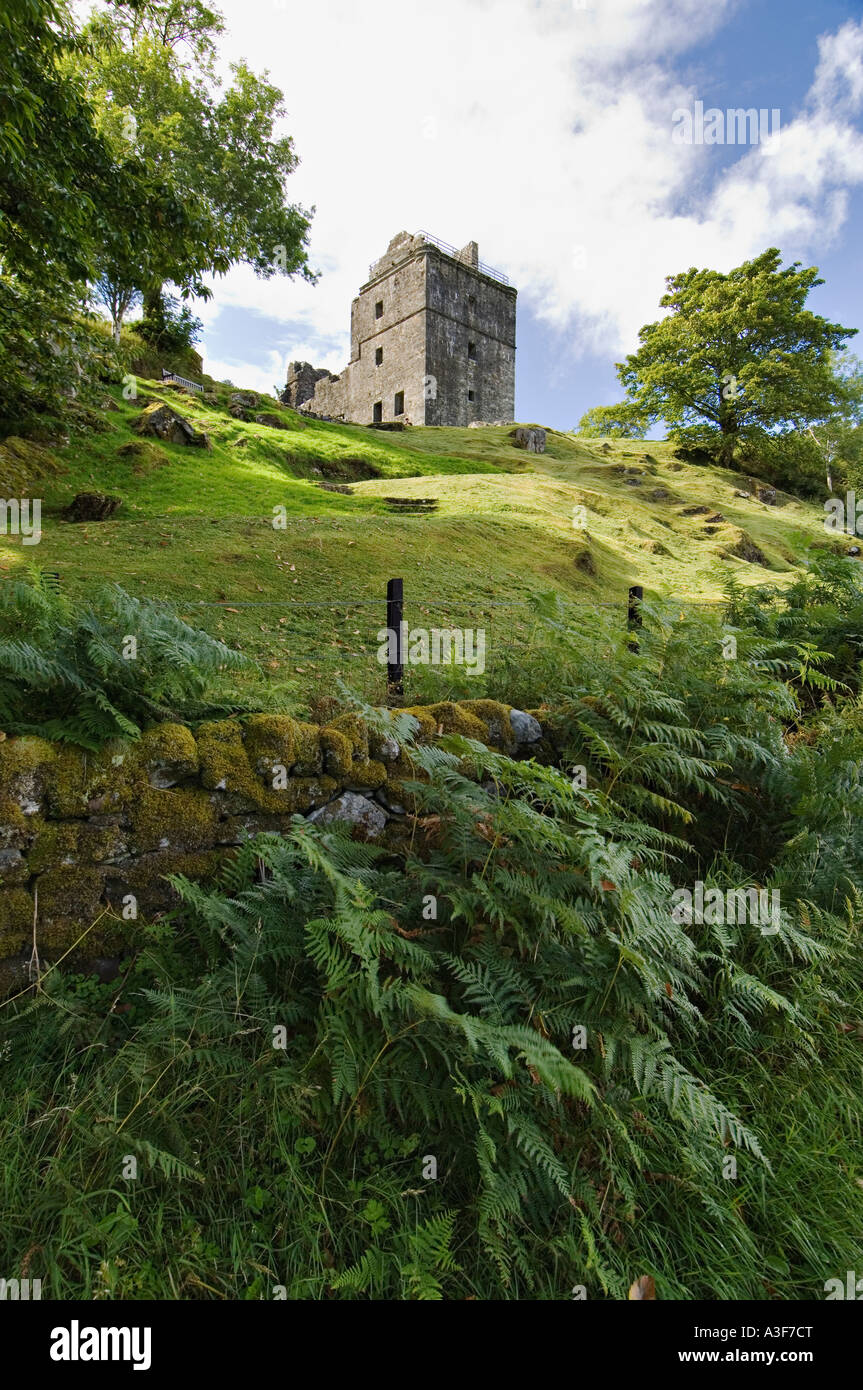 Ruins of Carnassarie Castle Kilmartin Glen Scotland Stock Photo
