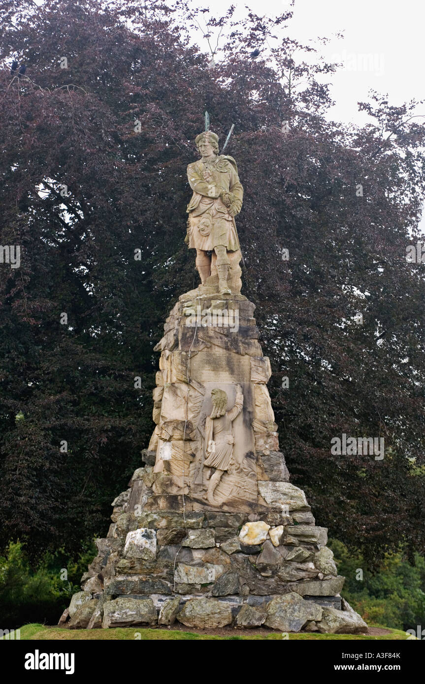 Black Watch Memorial Aberfeldy Scotland Stock Photo