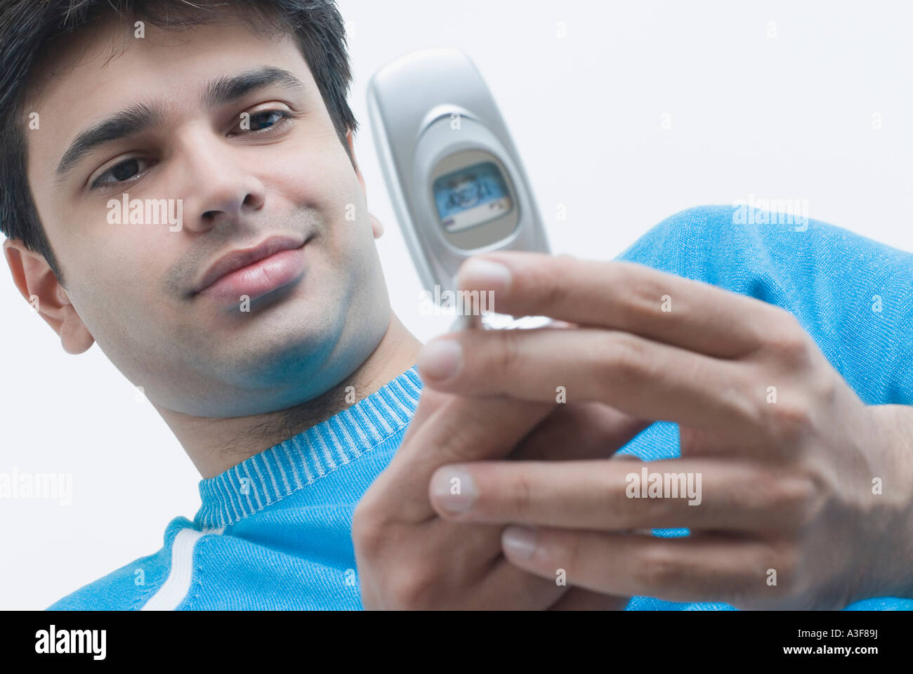 Tilt up shot young man hi-res stock photography and images - Alamy