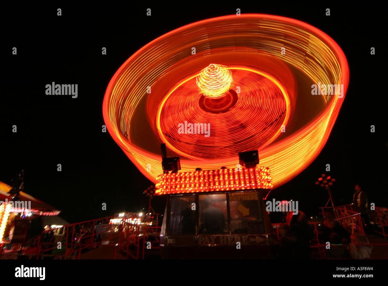 Fair Ride Inversion Fairground ride spinning wheel in hi-res stock photography and images ...