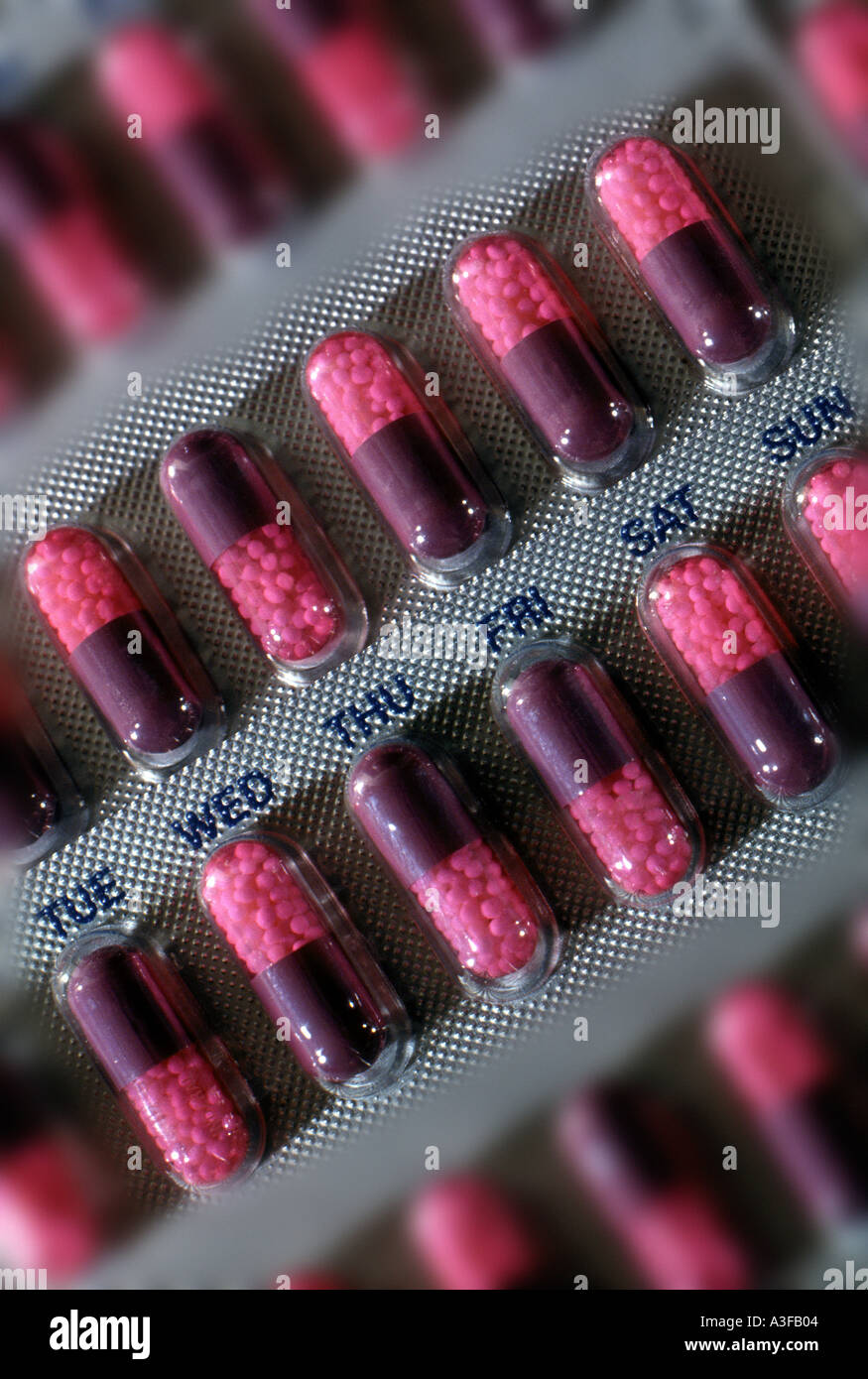 medical capsules Stock Photo
